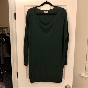 Piko Tunic Dress (dark green)